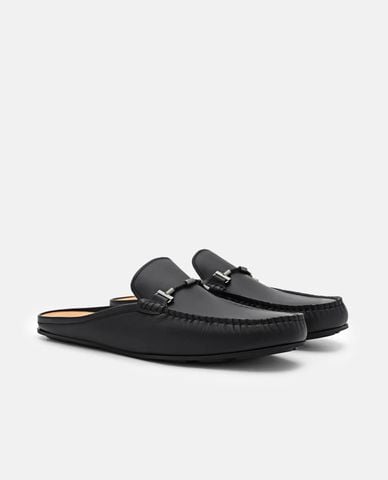  PEDRO - Giày mules nam mũi tròn Hawser Leather 