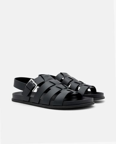  PEDRO - Giày sandals nam đế bệt Leather Caged 