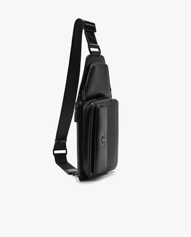  PEDRO - Túi đeo chéo nam phom chữ nhật Tumbled Leather 