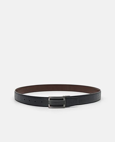  PEDRO - Thắt lưng nam bản vừa Grid Leather 