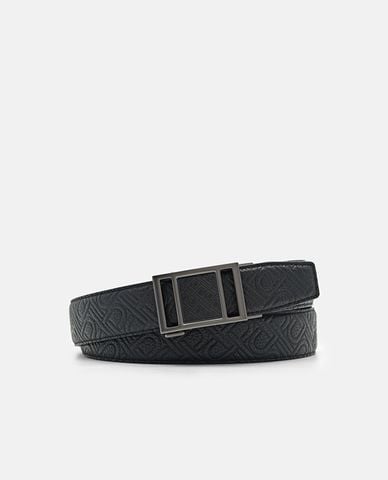  PEDRO - Thắt lưng nam bản vừa Embossed Leather 