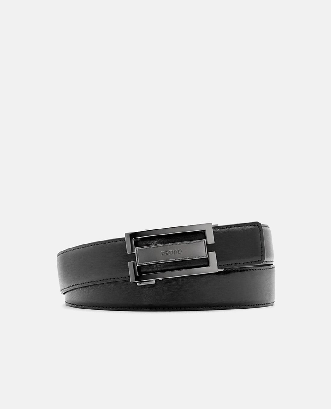 PEDRO - Thắt lưng nam bản vừa Leather Automatic