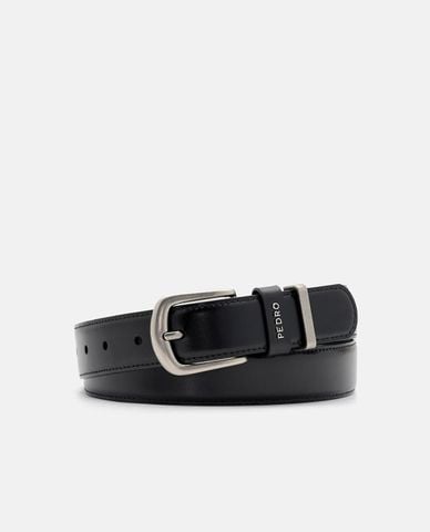  PEDRO - Thắt lưng nam bản vừa Slim Leather 