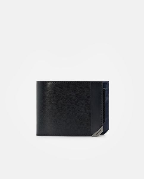  PEDRO - Ví nam dáng ngắn gập đôi Leather 