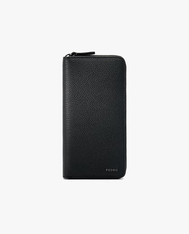  PEDRO - Ví nam dáng dài phom chữ nhật Embossed Leather 