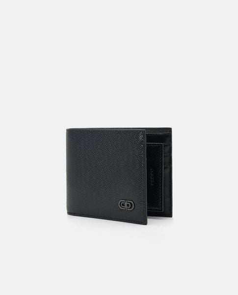  PEDRO - Ví nam dáng ngắn Icon Saffiano Leather 
