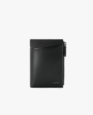  PEDRO - Ví đựng thẻ nam Leather Bi Fold 