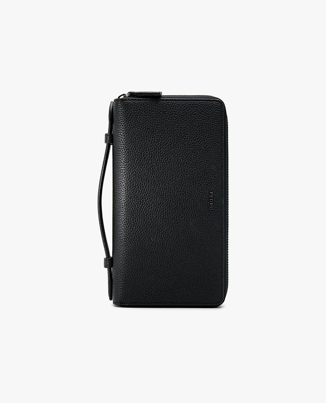 PEDRO - Ví nam dáng dài Embossed Leather Travel