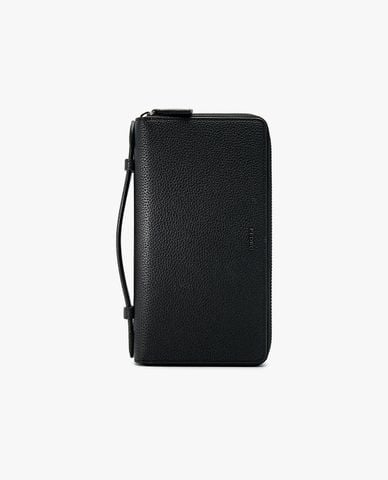  PEDRO - Ví nam dáng dài Embossed Leather Travel 