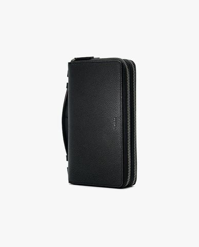  PEDRO - Ví nam dáng dài Embossed Leather Travel 