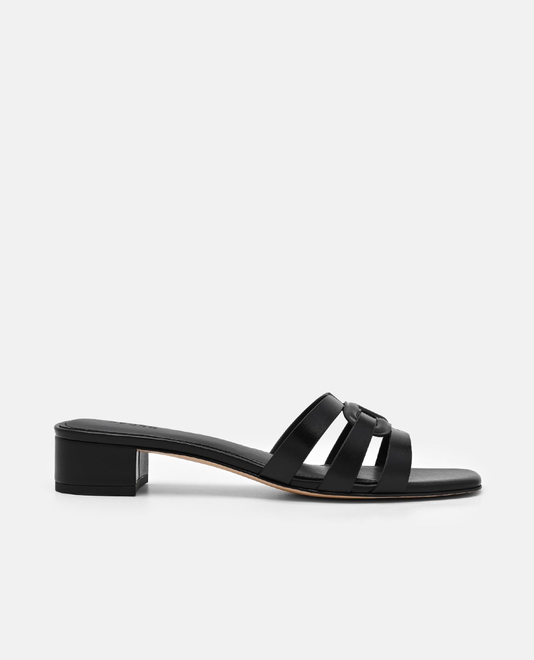 PEDRO - Giày mules nữ cao gót hở mũi Carmel