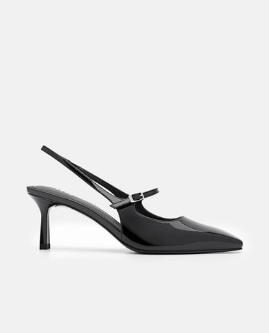  PEDRO - Giày sandals cao gót nữ mũi vuông Leather 