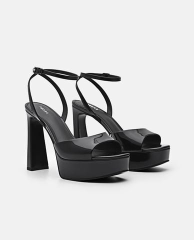  PEDRO - Giày sandals cao gót nữ mũi vuông Leather 