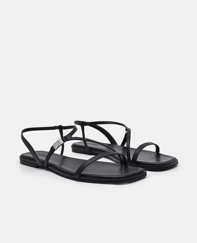  PEDRO - Giày sandals nữ đế bệt mũi vuông Jatte 