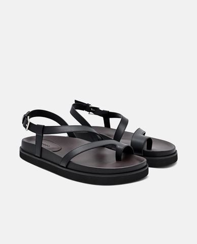  PEDRO - Giày sandals nữ đế bệt mũi tròn 