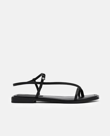  PEDRO - Giày sandals nữ đế bệt mũi vuông Ashby 