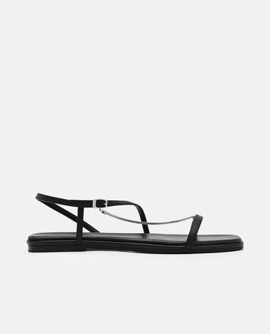  PEDRO - Giày sandals nữ đế bệt mũi vuông Marland 