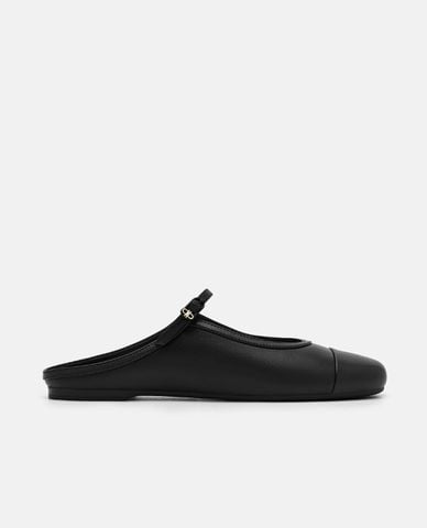  PEDRO - Giày mules nữ đế bệt mũi tròn 