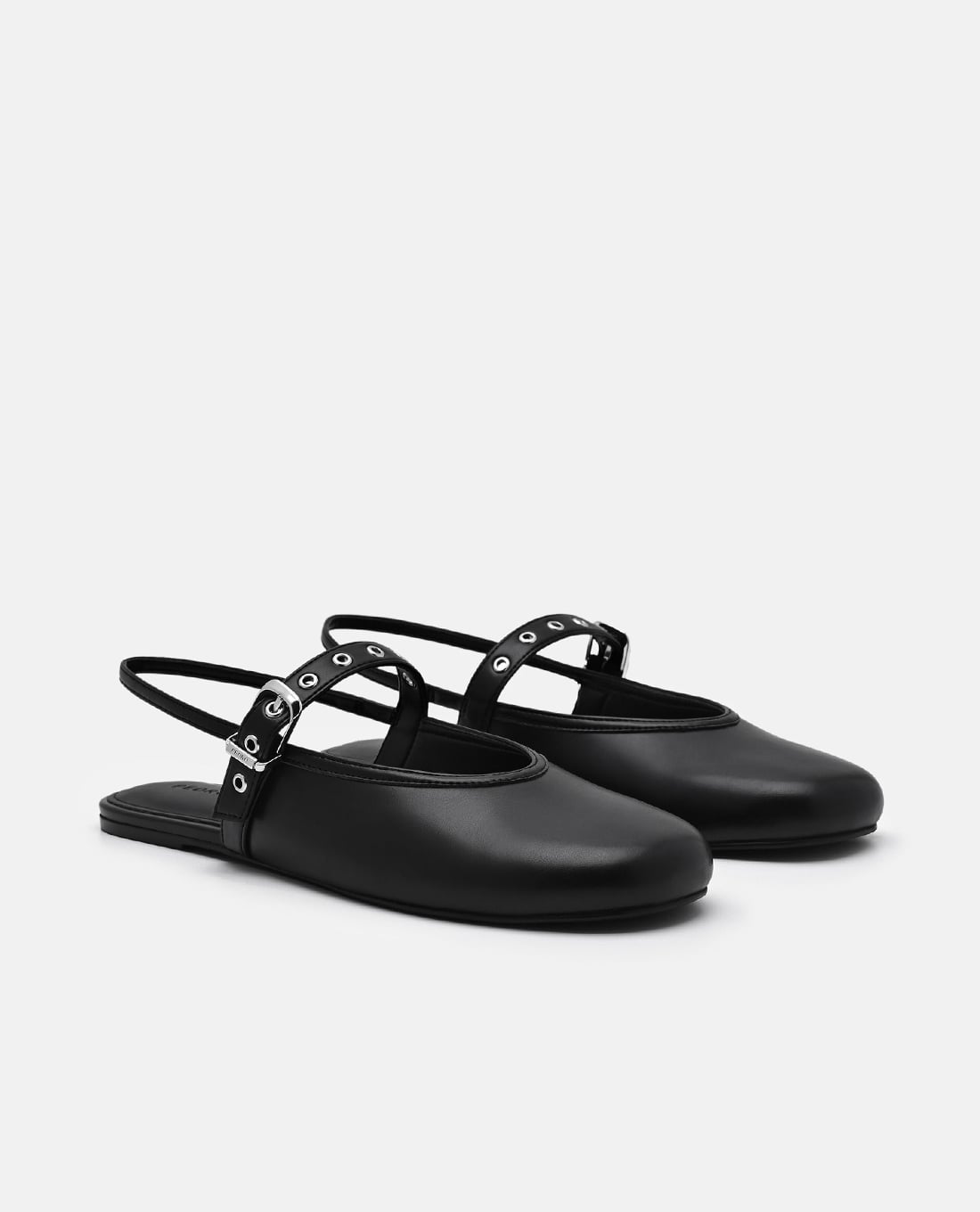 Giày búp bê đen PEDRO Agnes