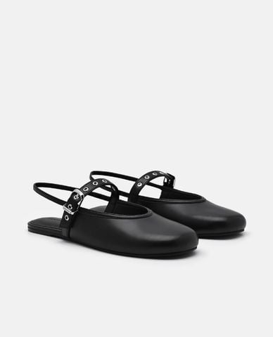  PEDRO - Giày búp bê nữ đế bệt mũi tròn Agnes 