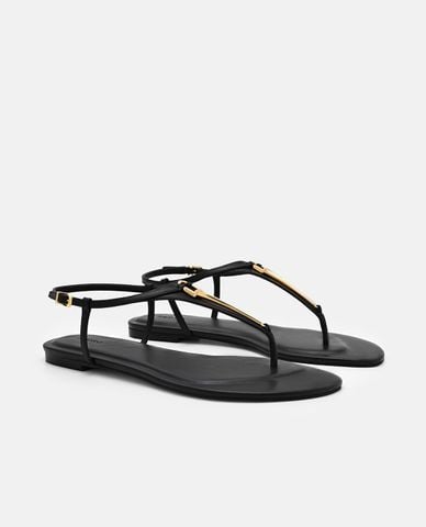  PEDRO - Giày sandals nữ đế bệt Leather 