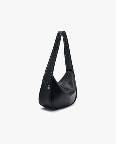  PEDRO - Túi đeo vai nữ hình bán nguyệt Issa Studded 