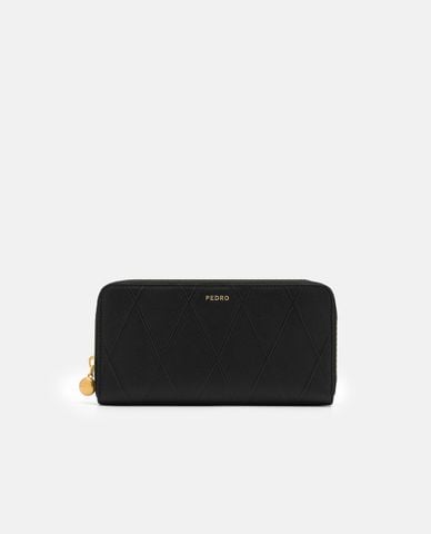  PEDRO - Ví nữ dáng dài Quilted Leather 