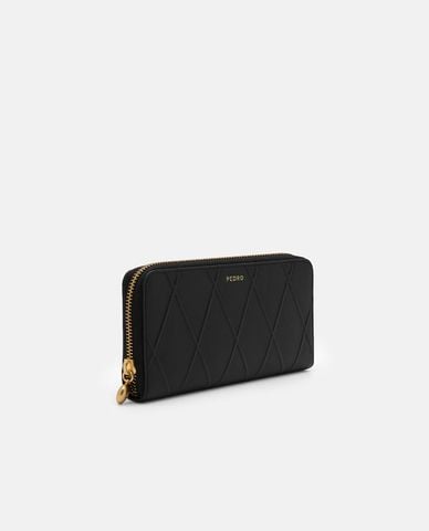  PEDRO - Ví nữ dáng dài Quilted Leather 