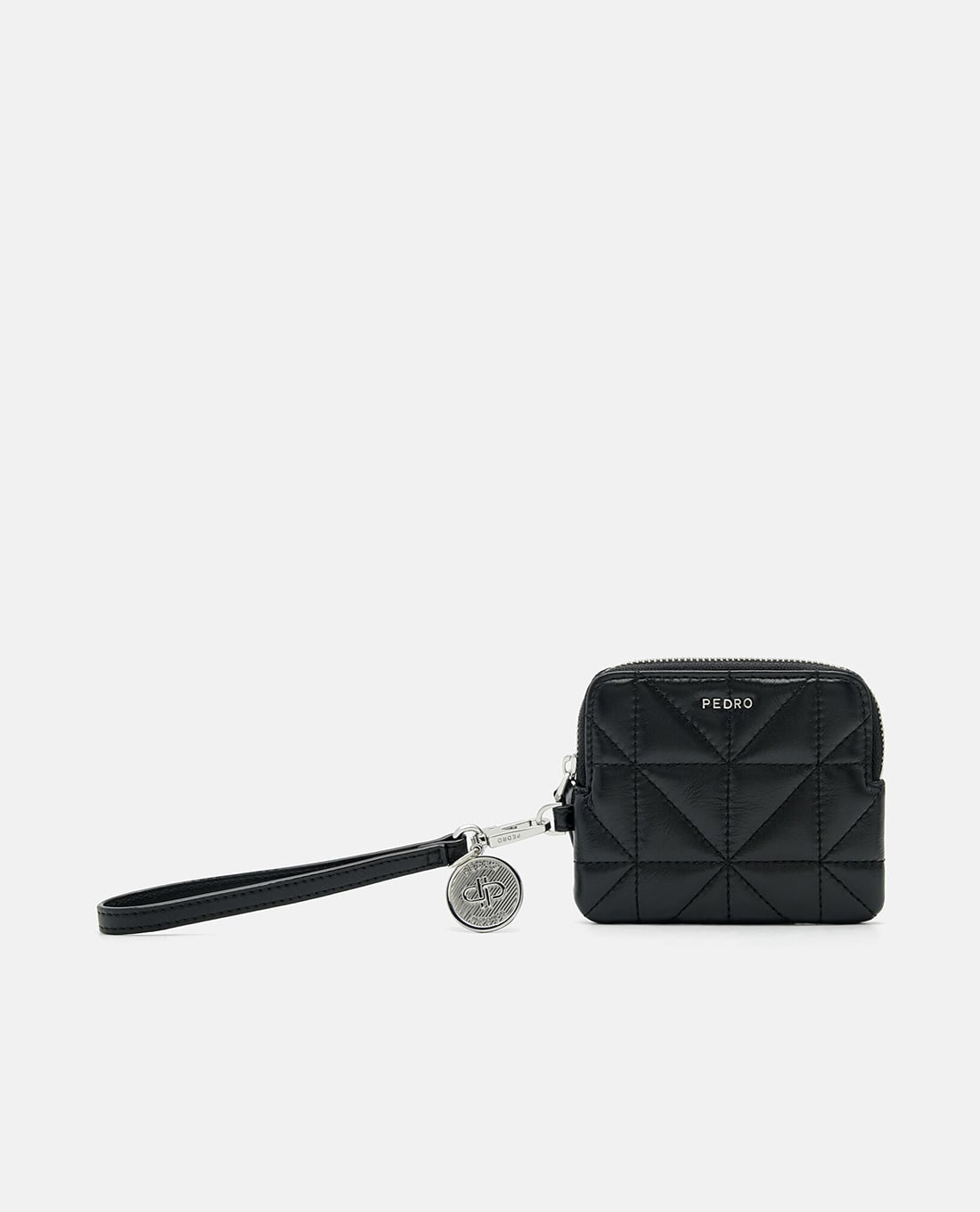 PEDRO - Ví ngắn nữ hình vuông Quilted Wristlet