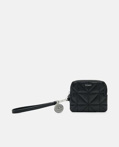  PEDRO - Ví ngắn nữ hình vuông Quilted Wristlet 