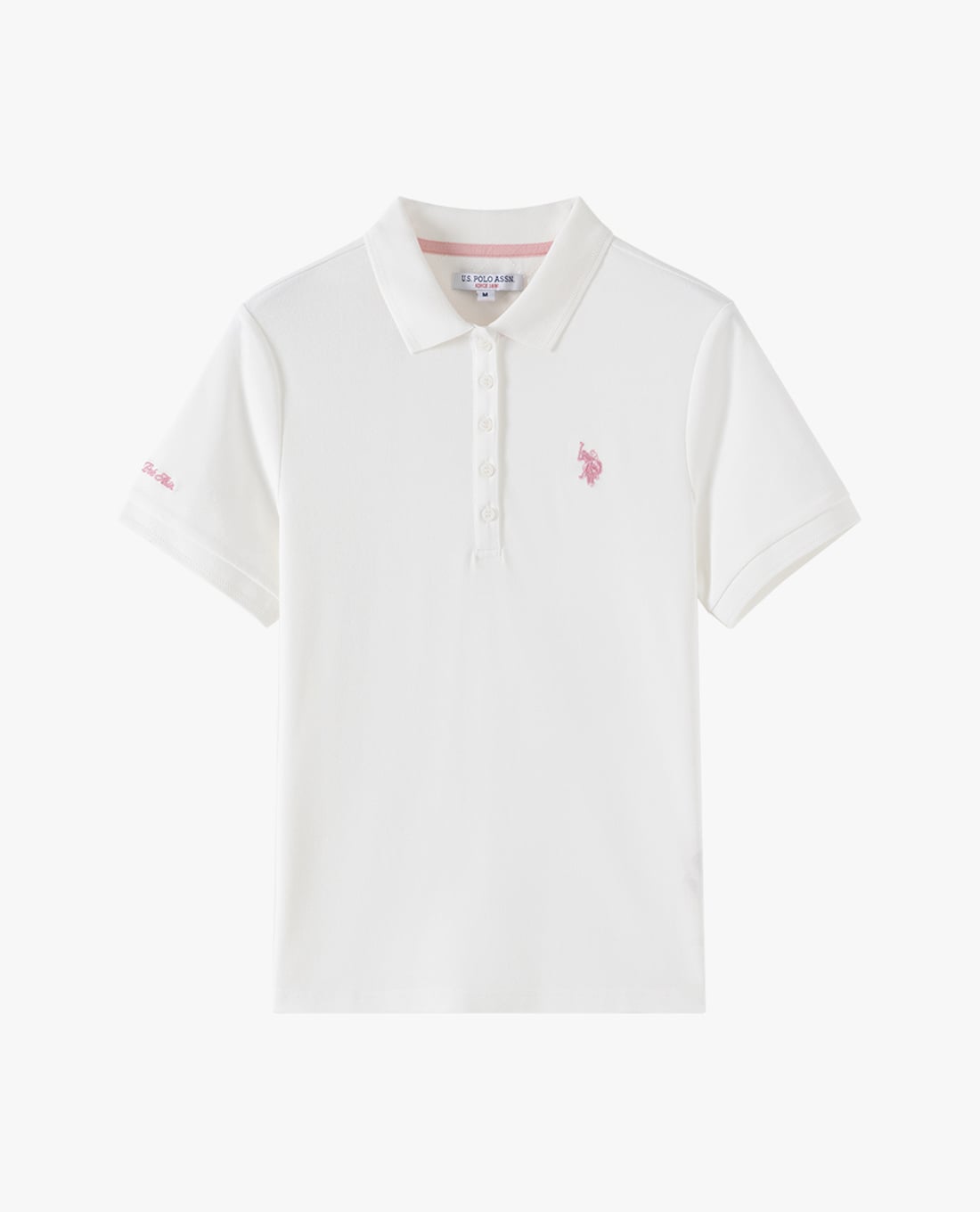 USPA - Áo polo nữ cổ bẻ tay ngắn thêu logo
