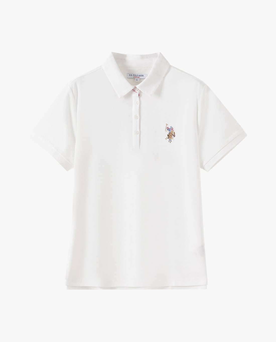 USPA - Áo polo nữ cổ bẻ tay ngắn thêu logo