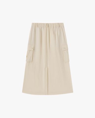  USPA - Chân váy chữ A midi lưng thun túi hộp 