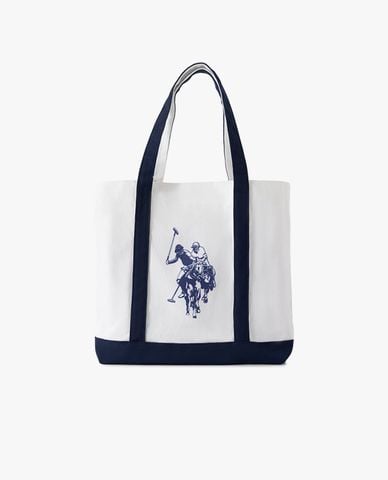  USPA - Túi tote unisex phom chữ nhật in logo 