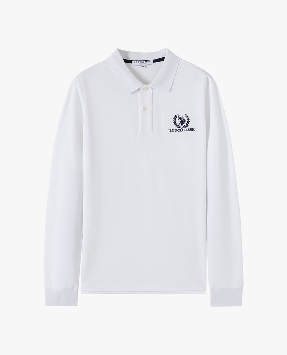 USPA - Áo polo nam cổ bẻ tay dài thêu logo