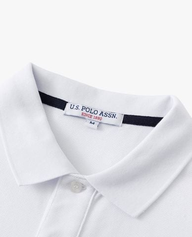  USPA - Áo polo nam cổ bẻ tay dài thêu logo 