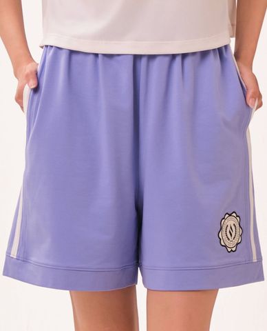  SKECHERS - Quần short thể thao nữ ống rộng Game On Iconic 