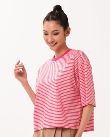  SKECHERS - Áo thun nữ cổ tròn tay ngắn CNY 