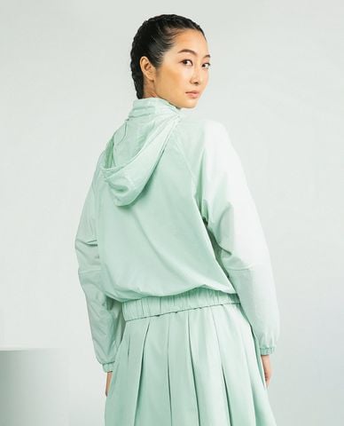  SKECHERS - Áo khoác thể thao nữ phối mũ Performance 