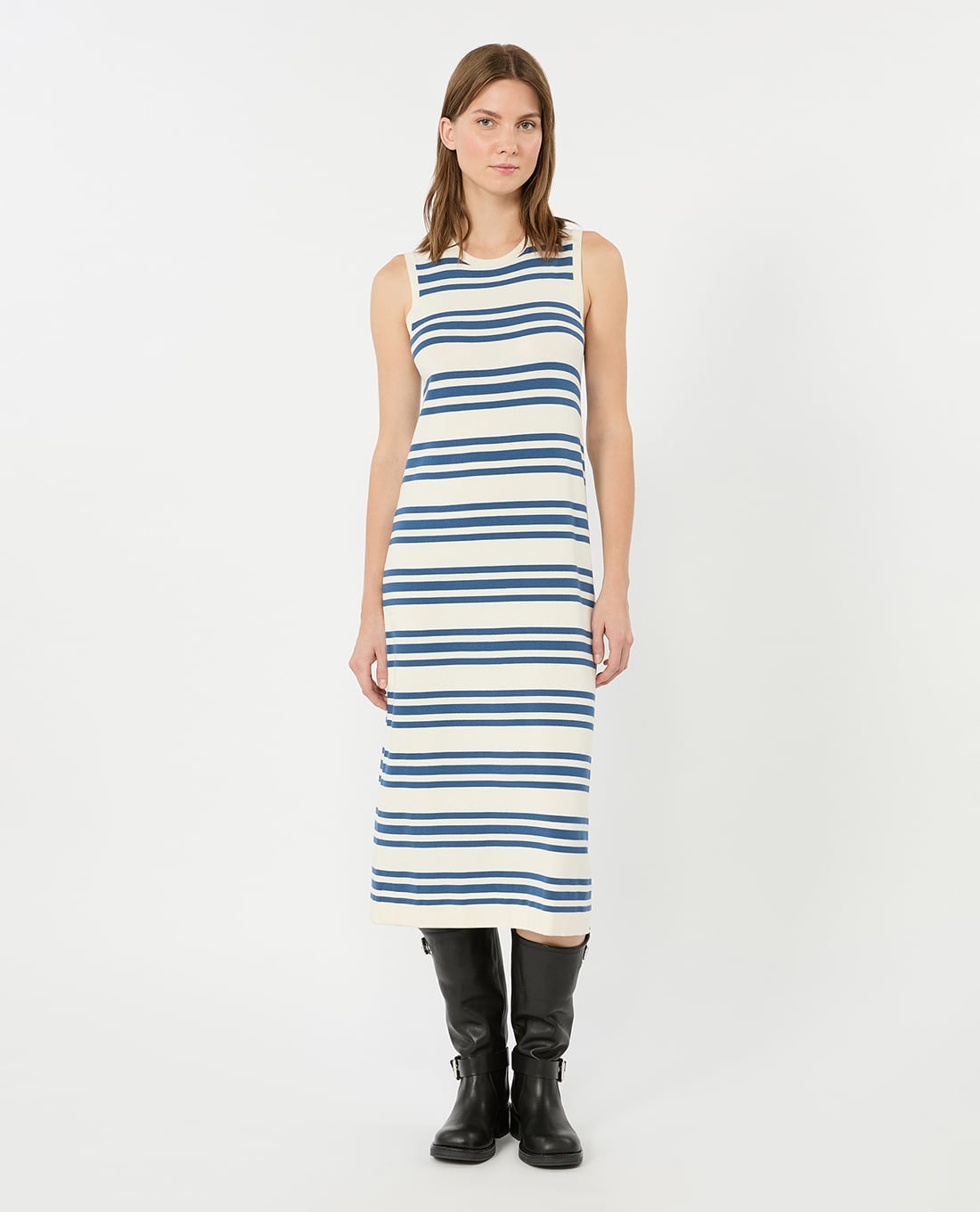 WEEKEND MAX MARA - Đầm dệt kim midi sát nách Wkdmoda