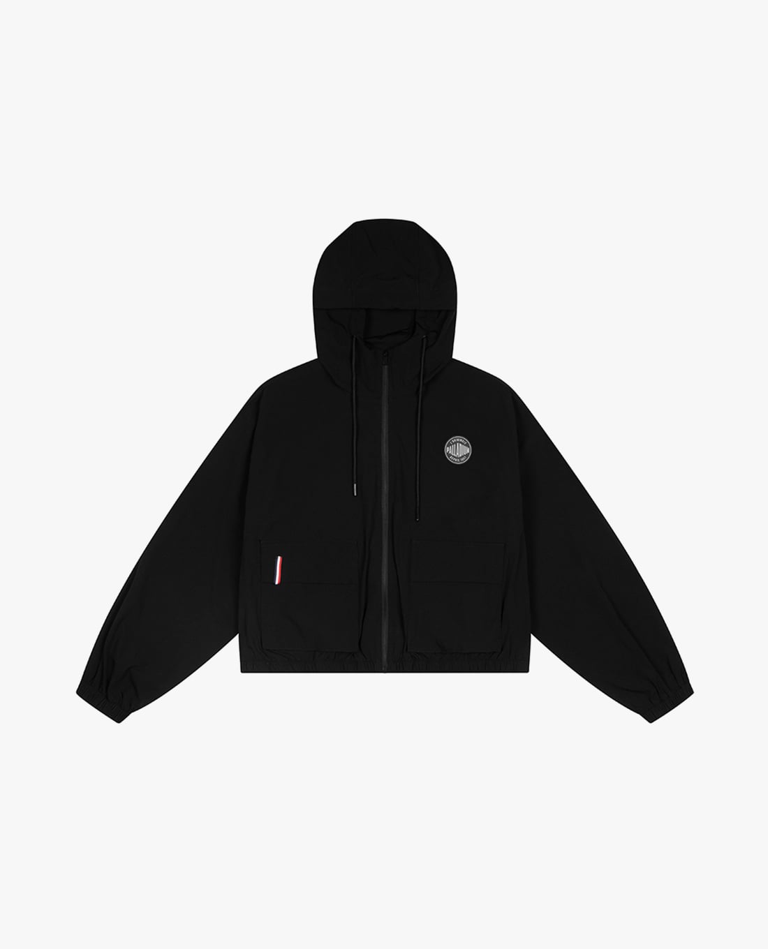 PALLADIUM - Áo khoác croptop nữ tay dài phối mũ