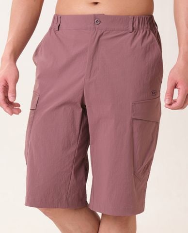 SKECHERS - Quần short nam ngang gối phối túi hộp 