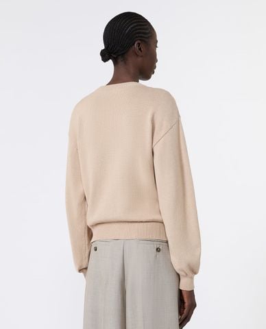  WEEKEND MAX MARA - Áo khoác cardigan nữ tay dài kẻ sọc Wkdteiera 