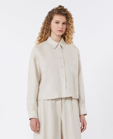  WEEKEND MAX MARA - Áo sơ mi nữ cổ bẻ tay dài Wkdcapo 