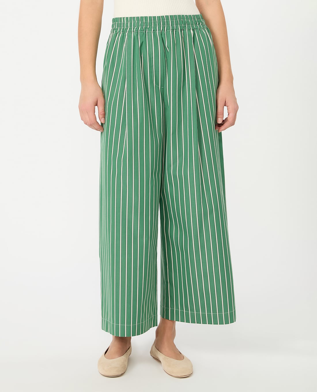 WEEKEND MAX MARA - Quần nữ ống rộng lưng thun Wkdcresta