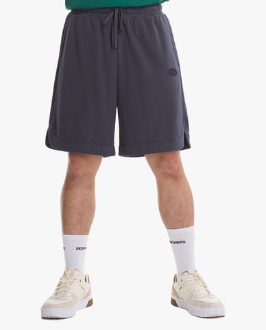  SKECHERS - Quần short tập luyện nam lưng thun 