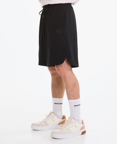  SKECHERS - Quần short tập luyện nam lưng thun 
