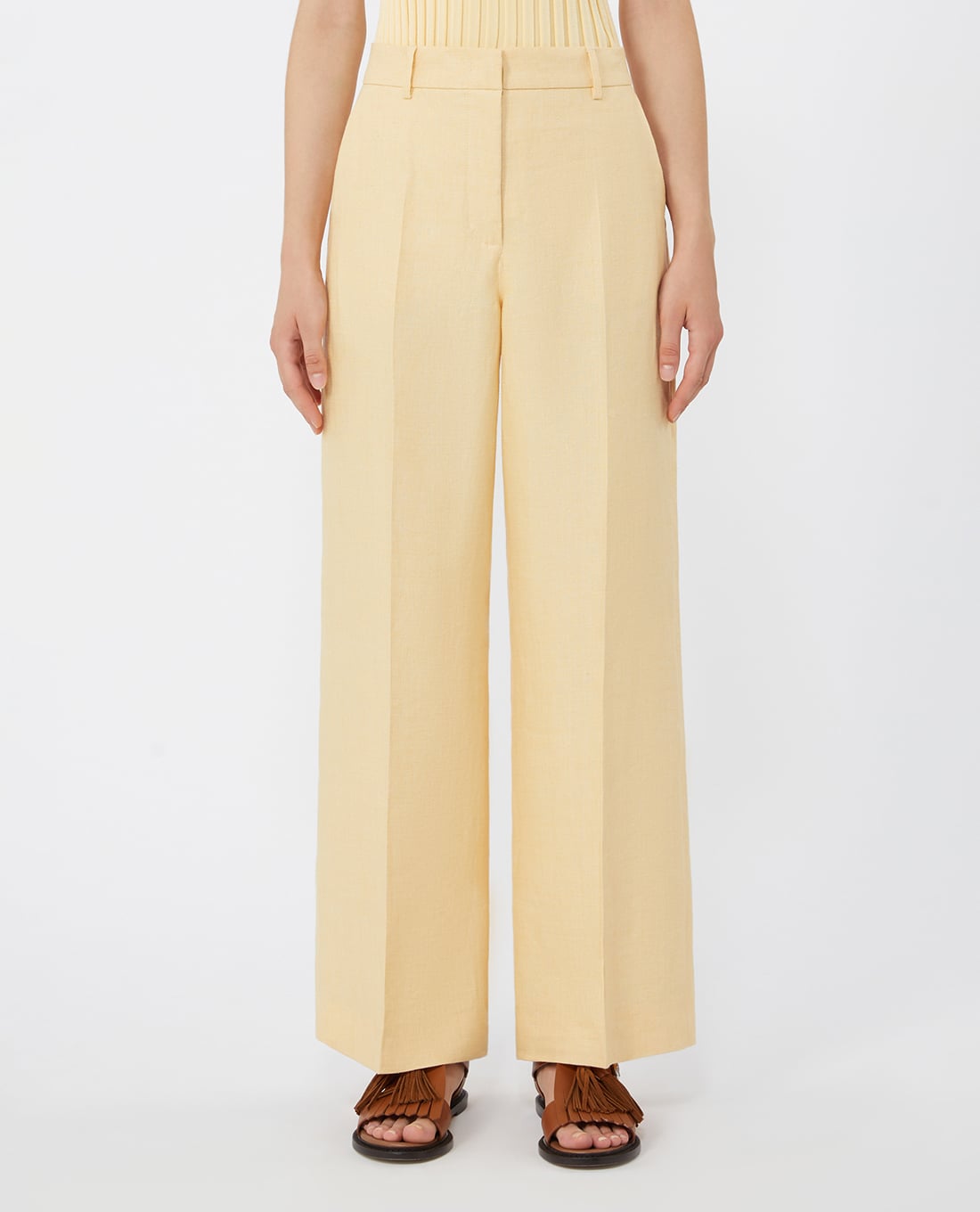 WEEKEND MAX MARA - Quần nữ ống đứng xếp li Wkdmalizi