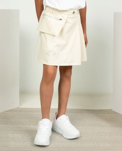  SKECHERS - Chân váy mini bé gái lưng thun túi hộp 