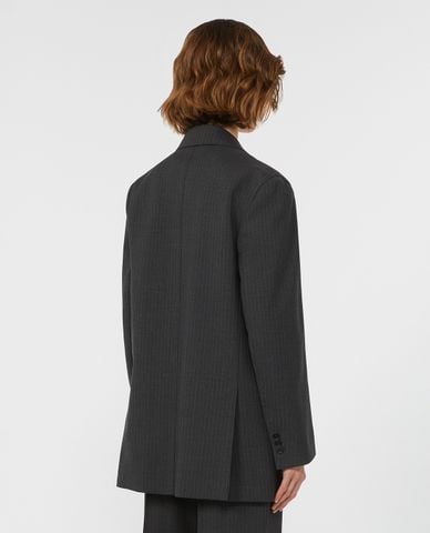  WEEKEND MAX MARA - Áo khoác blazer nữ cổ V tay dài Edmea 